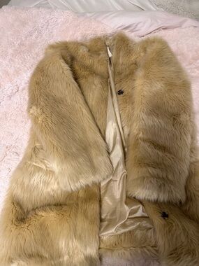 Plush Teddy Jacket in Light Tan